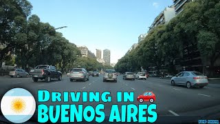 Driving in Buenos Aires | from Béccar to Monserrat