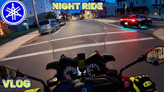 VLOG Episode #14 Yamaha Xmax 300 Riding at Night on The Xmax 300/City Ride