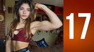 Serena(17) - Young muscle girl - Biceps workout