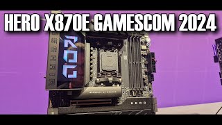 ROG Crosshair X870E Hero Preview - Gamescom 2024