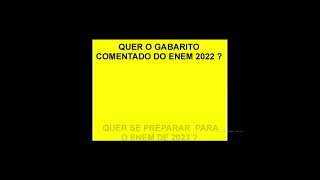 ENEM 2022 ATIVAMENTE#shorts