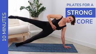 Calm & Strong Express Core Pilates Workout | No Equipment