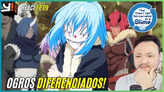 RIMURU VS OGROS!!  React Tensei Shitara Slime Datta Ken Ep 9 Temproada 1