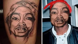 Face Swapped Tattoos To Show How Bad They Really Are