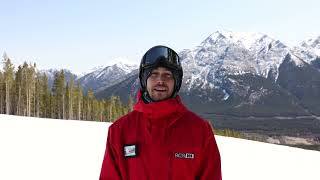 Leo Gives A Ski & Snowboard Instructor Program Overview At Nakiska, Alberta, Canada.