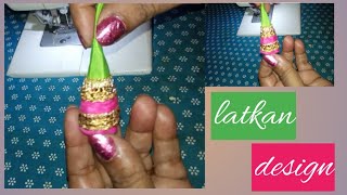 latkan design || blouse latkan design || easy latkan