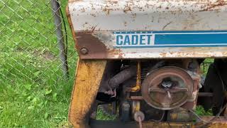 Cub cadet 125 running