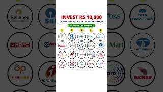 Invest rs 10,000 in any one stock from every option #trading #tranding #viral #video #news #reels#yt