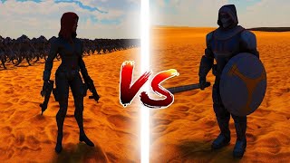 BLACK WIDOW VS TASKMASTER WHO CAN BEAT MORE WEREWOLVES   Ultimate Epic Battle Simulator 2