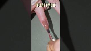 Clean Ombre idea using magnet #nailart #ombrenails #shorts