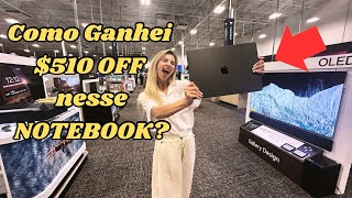 COMO GANHEI UM DESCONTÃO NO MACBOOK?