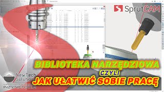 SprutCAM 14 - Biblioteka narzędziowa | #CNCTools #CNCMachines #CAM | Tool library