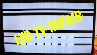 How to repair lcd led tv repair _ Akai tv Horizontal screen Repair.