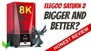 Elegoo Saturn 2 3D 8K 28 micron Resin Printer [HONEST REVIEW]