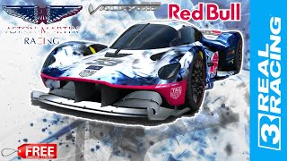 ASTON MARTIN VALKYRIE | FREE DOWNLOAD CONCEPT LIVERY | REDBULL ICED BLUE | REAL RACING 3