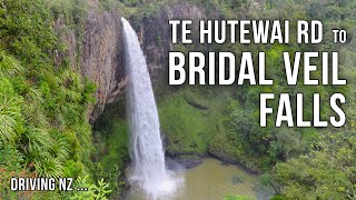 Driving New Zealand: Raglan - Bridal Veil Falls  | scenic drive 4K