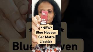 *New*Blue Heaven Get Matte Lipstick #makeup #beauty #103r #ashortaday #lipswatches #bestredlipstick