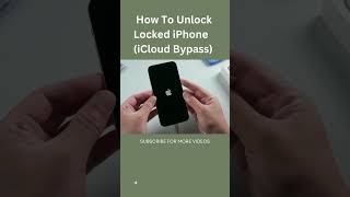 How To Unlock Locked iPhone (iCloud Bypass)