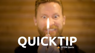 TETON QuickTip - How to Start a Fire in the Snow