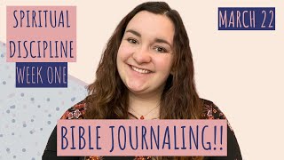 USING ARTWORK TO MEDITATE THROUGH BIBLE JOURNALING! Check out my favorite way to connect with God!