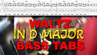 Waltz Bass Exercise with FREE sheet music