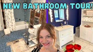 THE BIG BATHROOM REVEAL! REMODELED MID CENTURY BATHROOM TOUR!