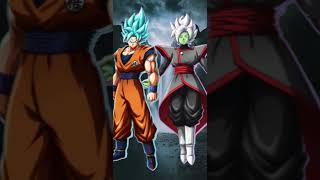 Goku vs Fused Zamasu | Who is Stronger #anime #dragonball #shorts