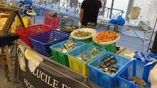 One Minute Tours: Antibes, France. Outdoor Market