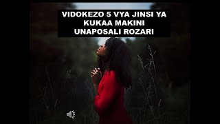 Jinsi ya Kukaa Makini Unaposali Rozari ( KUZUIA KUTATANGA KWA AKILI).