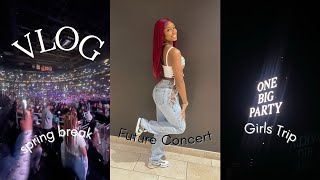 Spring Break Vlog: One Big Party Future Tour | Girls Trip | & more || Life Of Neak ||