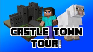 Castle Town Tour! - Googus and Friends Minecraft Server #1