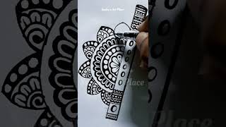 Krishna drawing| Krishna mandala art | Janmastami Mandala #shorts #janmashtami #janmashtamispecial