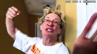 When Entitled Grandmas Try To Fight Cops