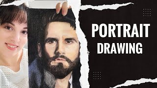 Faber-Castell | Black Edition Colored Pencils, Skin Tones - portrait drawing