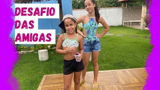 DESAFIO NA ÁREA DA PISCINA COM O EQUILÍBRIO COM ELAS