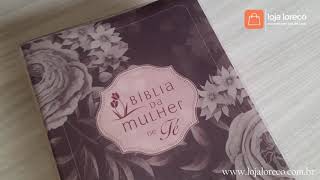 Bíblia Sagrada || Mulher de Fé || Vinho Floral