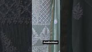 Mul Mul Chanderi Semi-Stitched Kurta and Dupatta Set