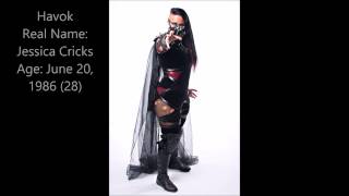 TNA Superstars Real Names and Ages 2014 (Knockouts)