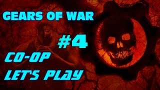 Let's Play Gears Of War Co-op w/ LJ Episode 4 - COLE TRAIN BABY (GoW 1 Playthrough Walkthrough)