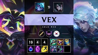 Vex Mid vs Hwei: Quadra Kill, Dominating - KR Master Patch 14.17