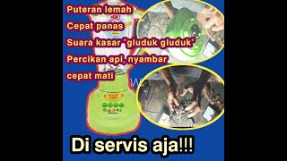 masalah blender cepat mati, panas,suara kasar, dan keluar percikan api, @diservisaja