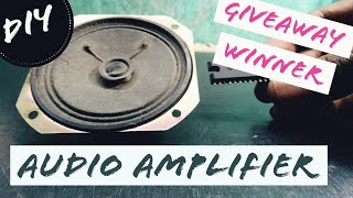 Audio Amplifier DIY - Giveaway winner announced (Bluetooth Speaker)