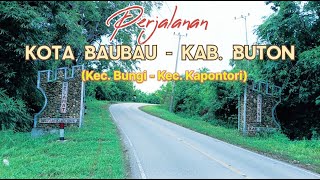 Perjalanan dari kota Baubau ke Kabupaten Buton disuguhi pemandangan indah #PerjalananBaubauButon