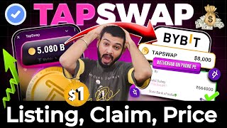 TapSwap Airdrop Listing , Claim Date, Price..?