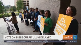 Vote on Texas biblical curriculum delayed