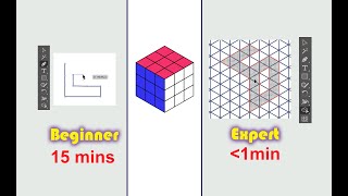 Adobe illustrator | Design a Rubik's Cube in less than a minute!