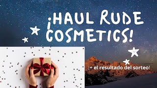 Haul Rude Cosmetics -  Sorteo de Maquillaje en Vivo