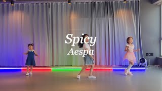 키즈 방송댄스 Spicy - Aespa(에스파)ㅣ김영우댄스아카데미 하남점ㅣTAMI Tㅣ키즈 케이팝 클래스 토 PM11