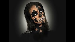 Puzzle Skull┃Halloween┃Makeup Tutorial