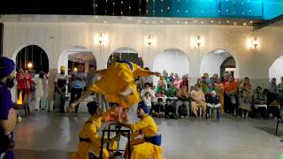 Martial Art (SIKH) by Shamshir Khalsa Gatka Group at GURDWARA SAHIB KAMPAR